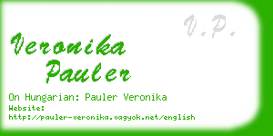 veronika pauler business card